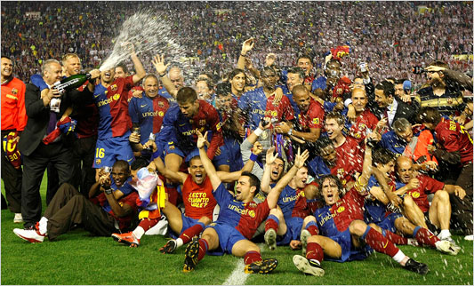 Barça vô địch Copa del Rey năm 2009